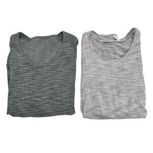 Under Armour threadborne neutral long sleeve workout tops thumb holes sz medium